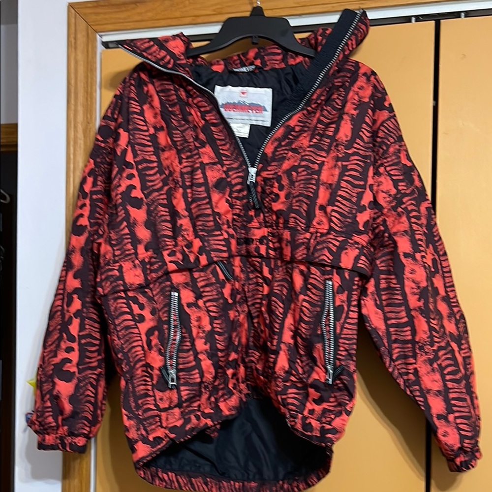 Red And Black Patterned Jacket - image 1